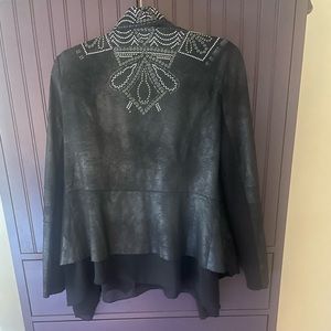 Desigual faux suede studded jacket